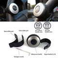 i-Pop Mini Knob Car Steering Wheel Power Holder Knob Spinner (Silver)