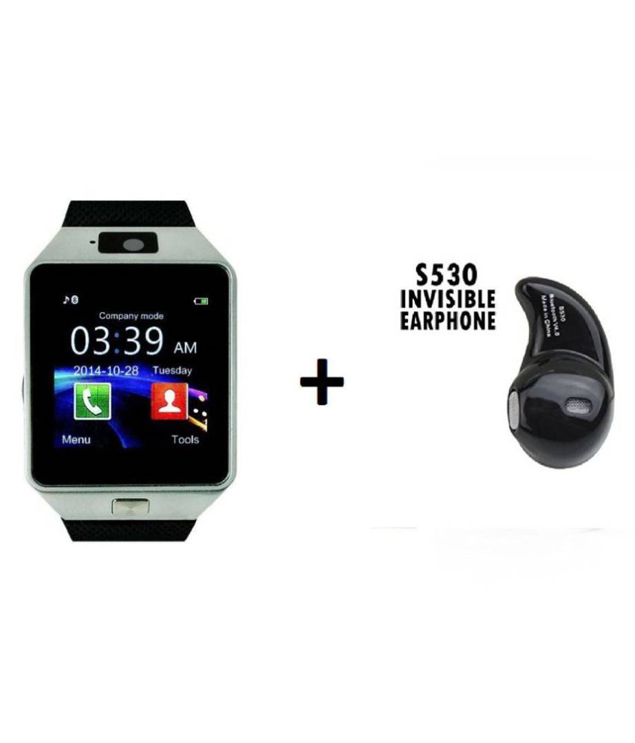 Mirza Dz09 Smart Watch And Kaju Bluetooth Headphone For Sony Xperia M2 Dualdz09 Smart Watch With 4G Sim Card Memory Card Kaju Bluetooth Headphone
