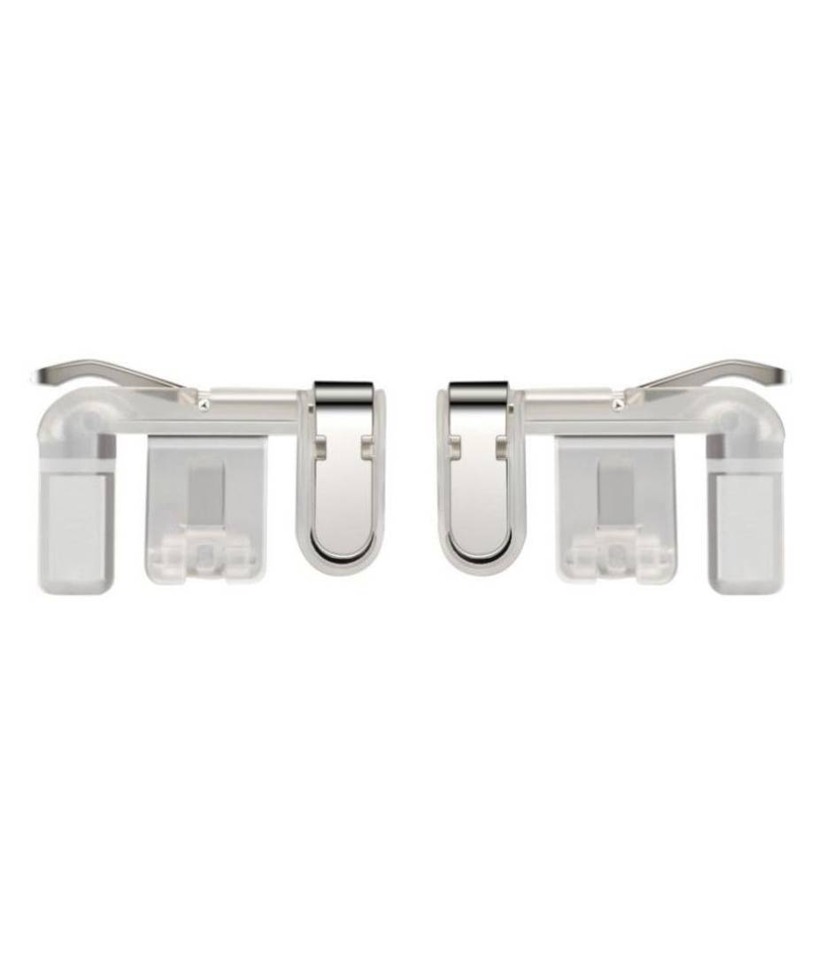 Sellnship Pubg Trigger Mobile Game Controller For Android & Iphone Steel Transparent