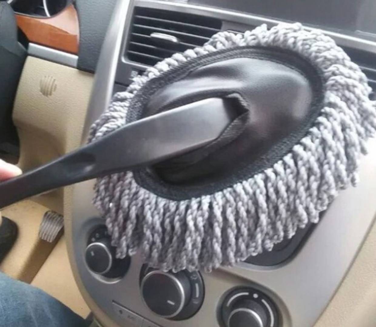 Small Microfiber Car Duster For Household and Car Interiors