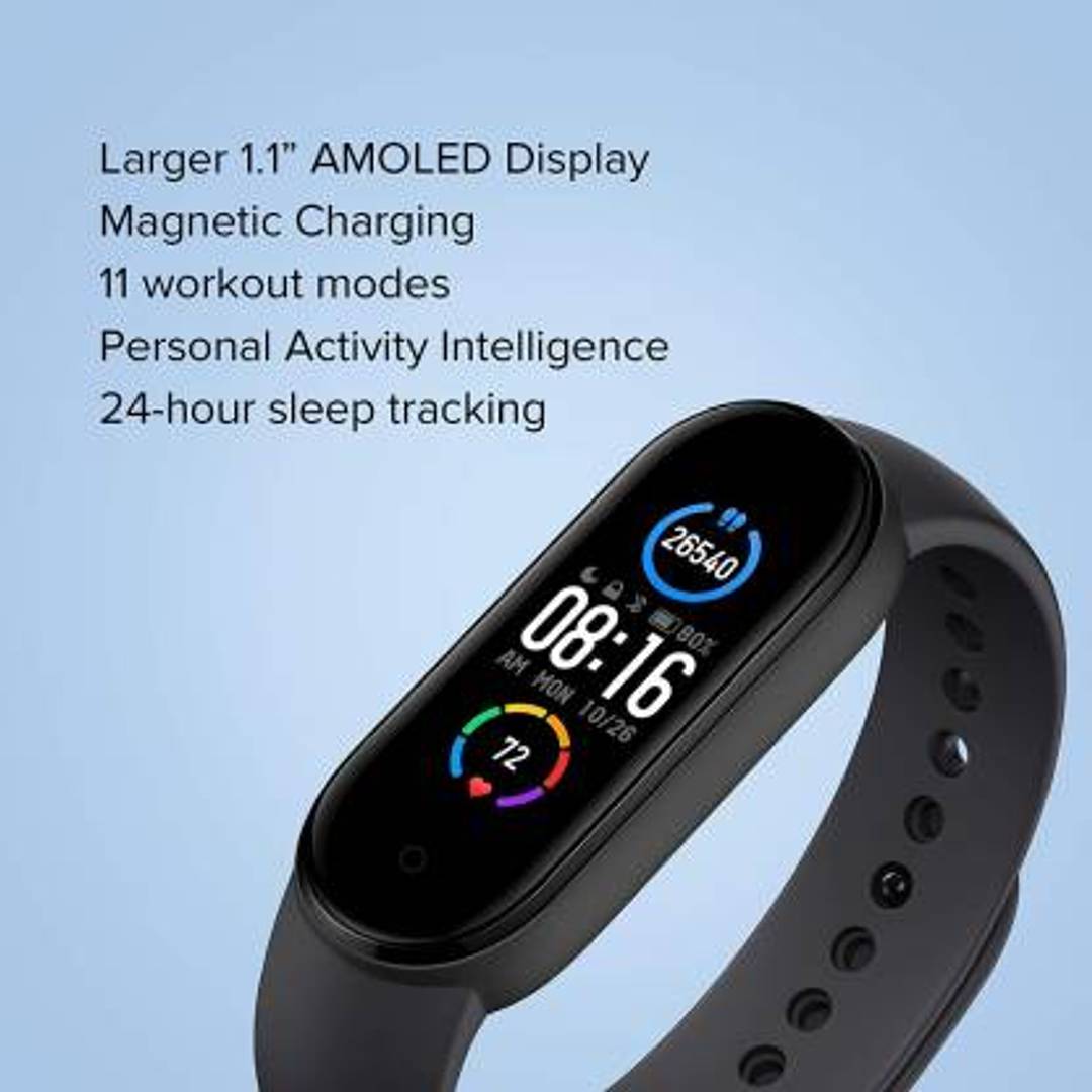 Digital Activity Tracker Band M5 Wristband Smartwatch With Everyday Step Count, Heart Rate Monitoring For All Smart Phones/Device