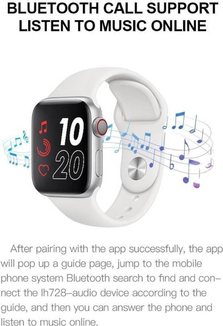 SERIES 6 WATCH WITH FREE STYLUS TORCH PEN (WHITE)