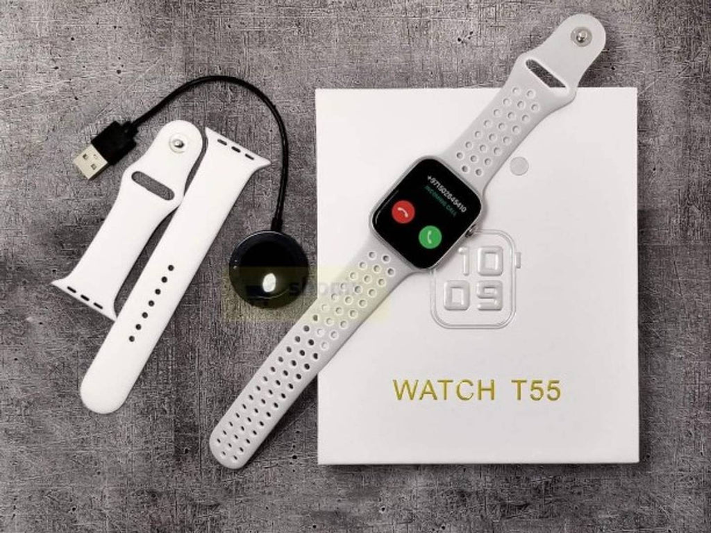 T55 SERISE 6 BLUETOOTH CALLING SMART WATCH , WALLPAPER SET