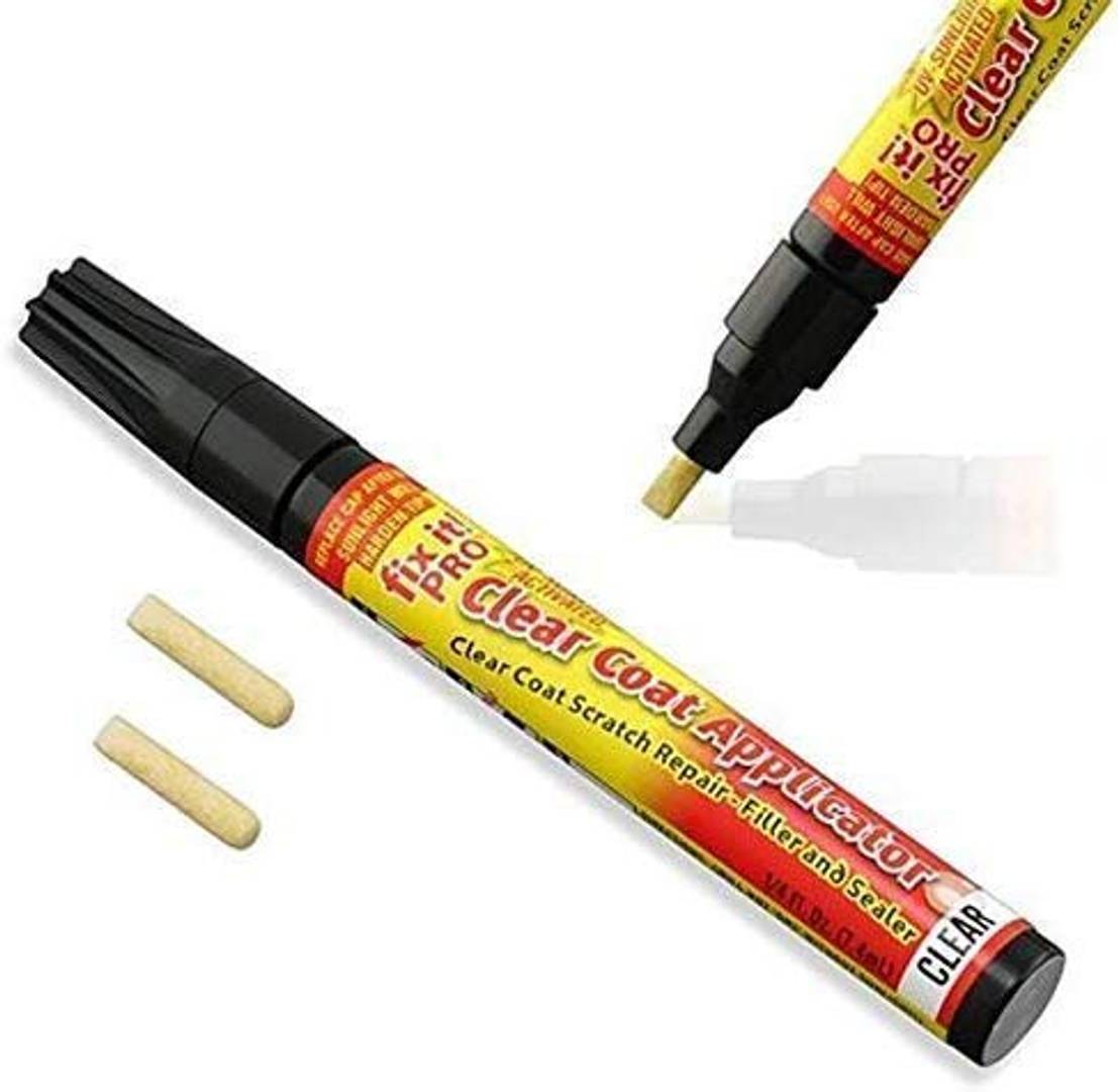 Fix it PRO ! UV Sunlight Activated Clear Coat Scratch remover Pen Car and Motor bike - Scratch Repair Filler & Sealer