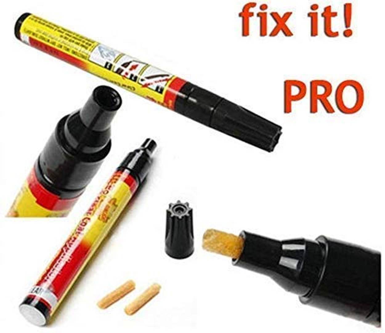 Fix it PRO ! UV Sunlight Activated Clear Coat Scratch remover Pen Car and Motor bike - Scratch Repair Filler & Sealer