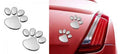 Soonai Chrome Foot Mark Sticker For All Cars