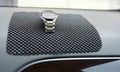 Dashboard Non Adhesive Anti Slip Passenger Car Mat for Cell Phone, Sunglasses, Keys and More (23 Cm X 19cm, Black)